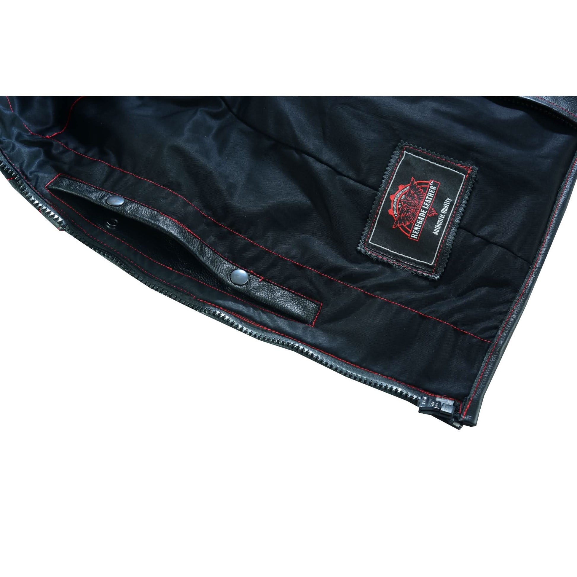 DS Patriot Wheels Men's Leather Vests Renegade Classics