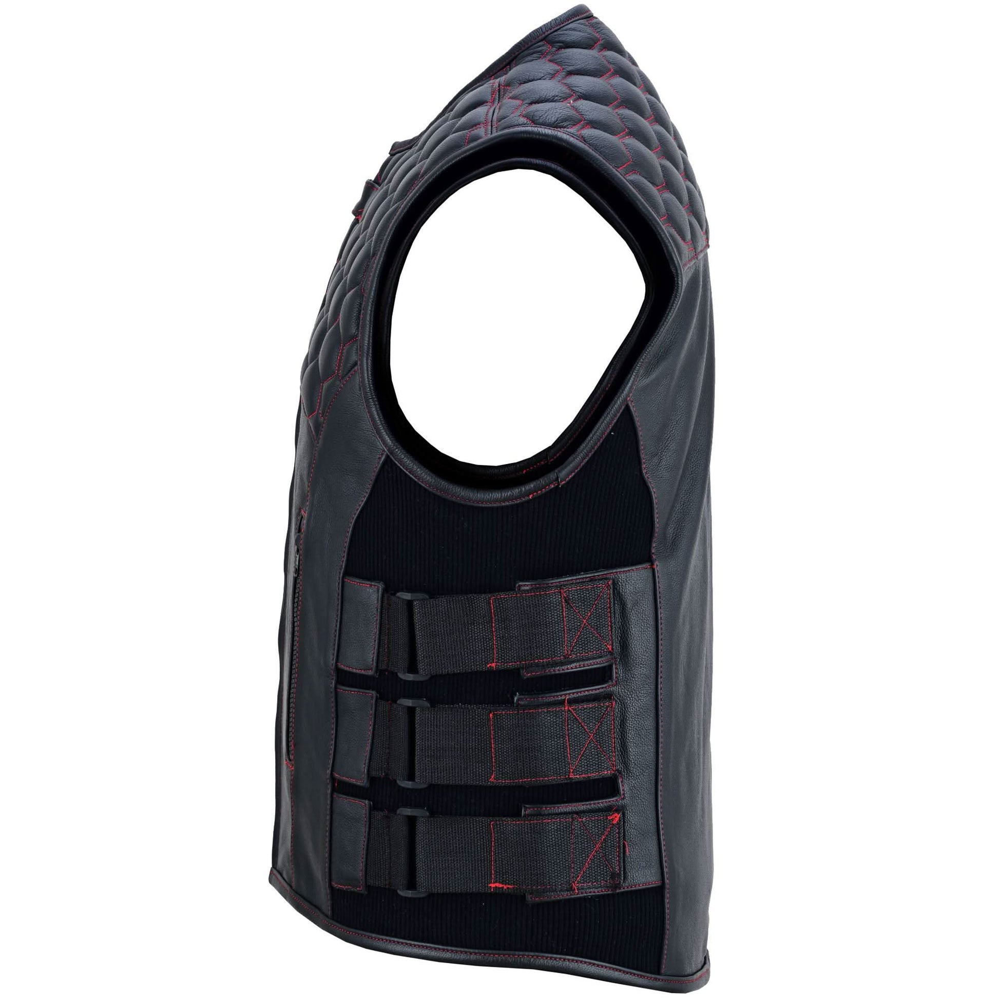 DS Patriot Wheels Men's Leather Vests Renegade Classics