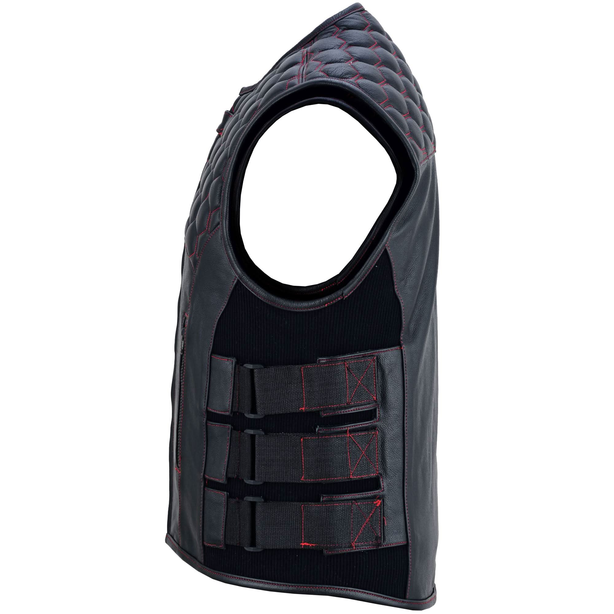 DS Patriot Wheels Men's Leather Vests Renegade Classics