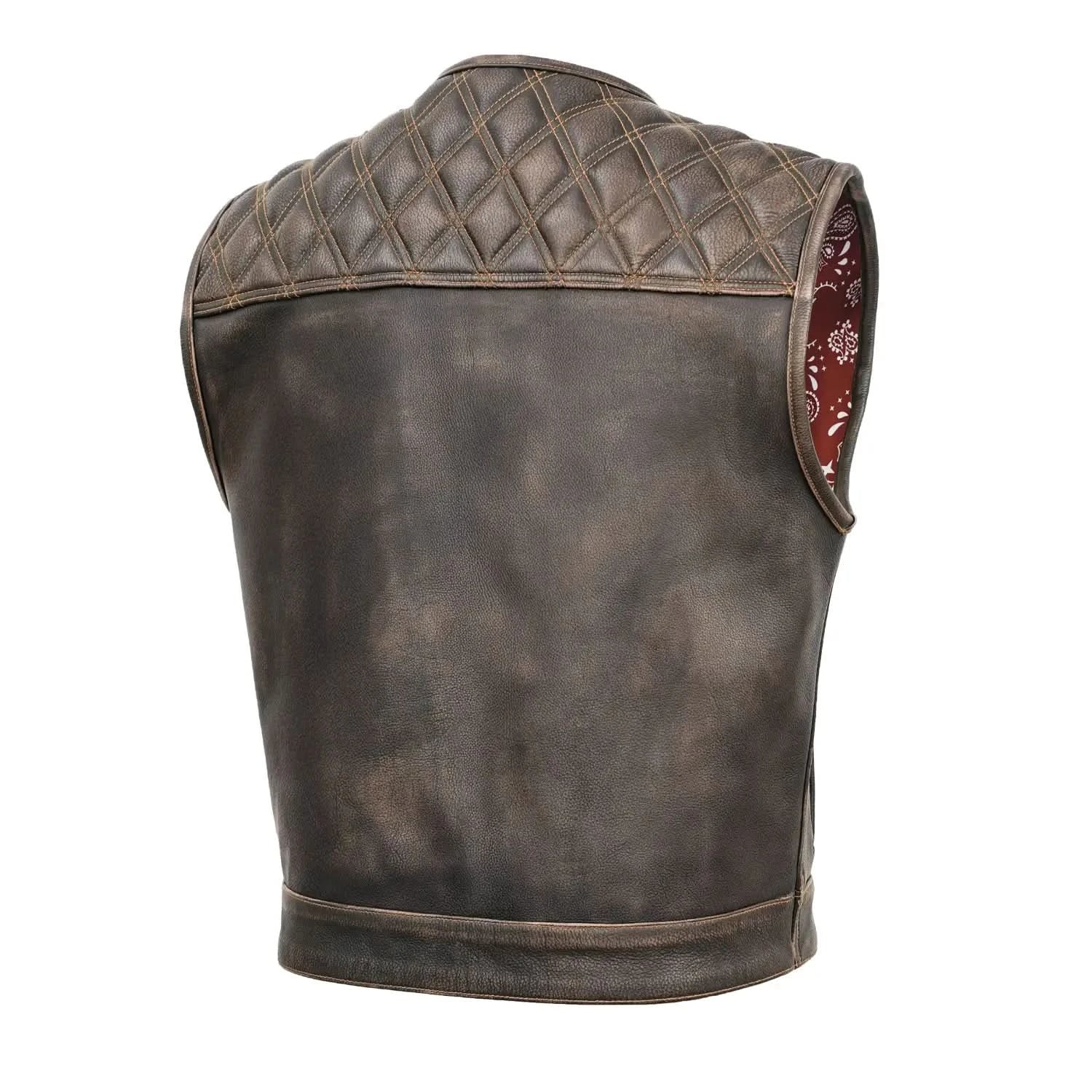 Liberty Knight - Blaze Lowside Men's Leather Vest