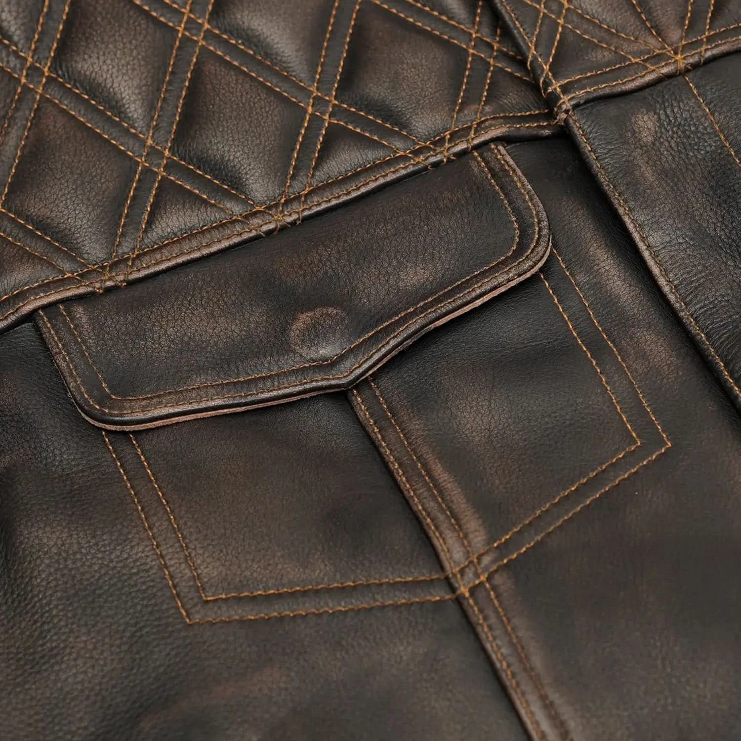 Liberty Knight - Blaze Lowside Men's Leather Vest