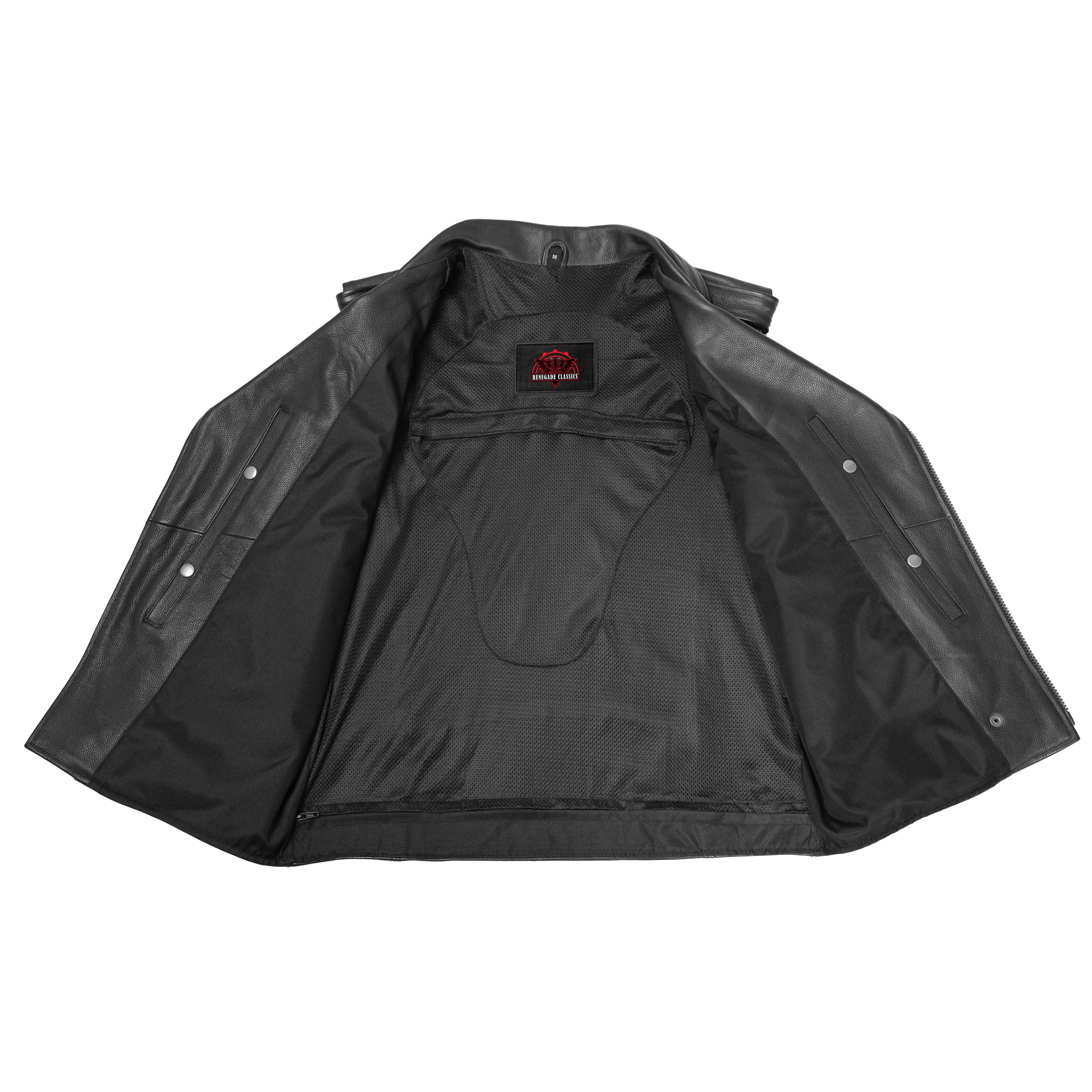 Cruze Motorcycle Leather Vest