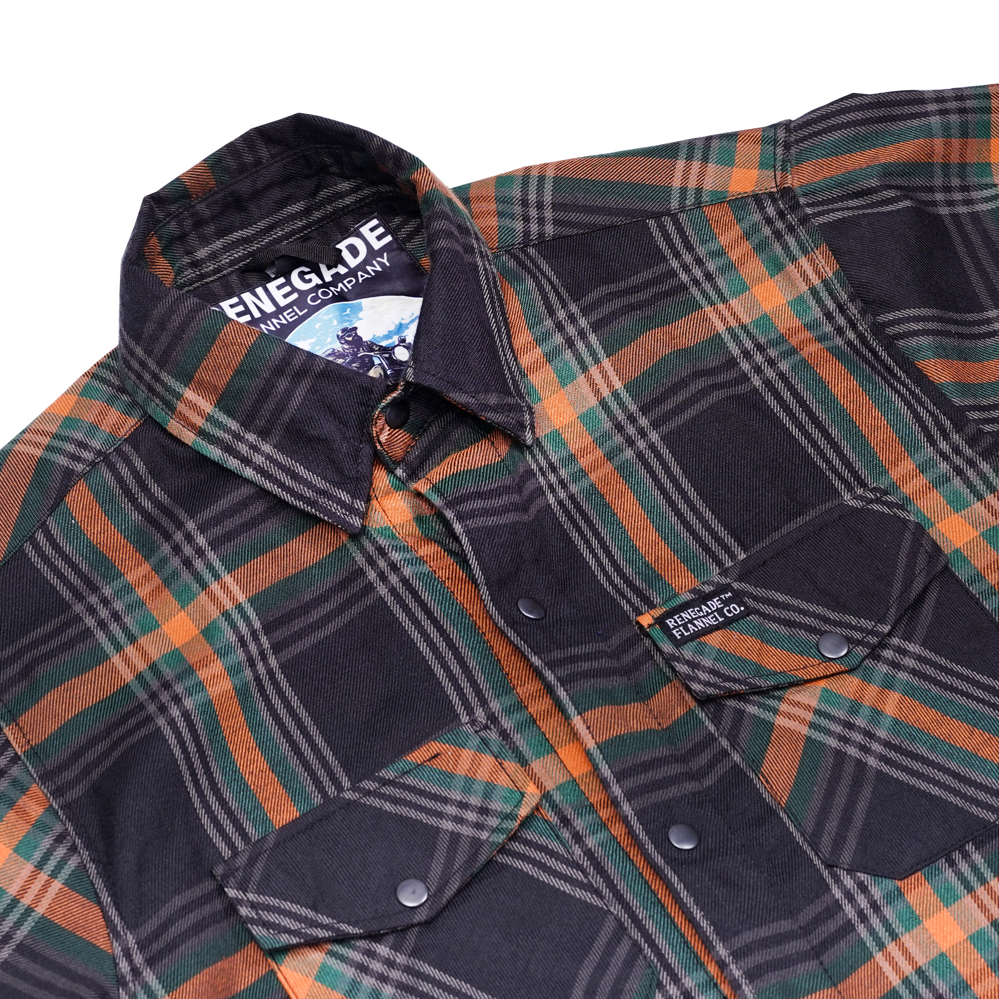 Sprucer Men’s Blue and Green Flannel Shirt