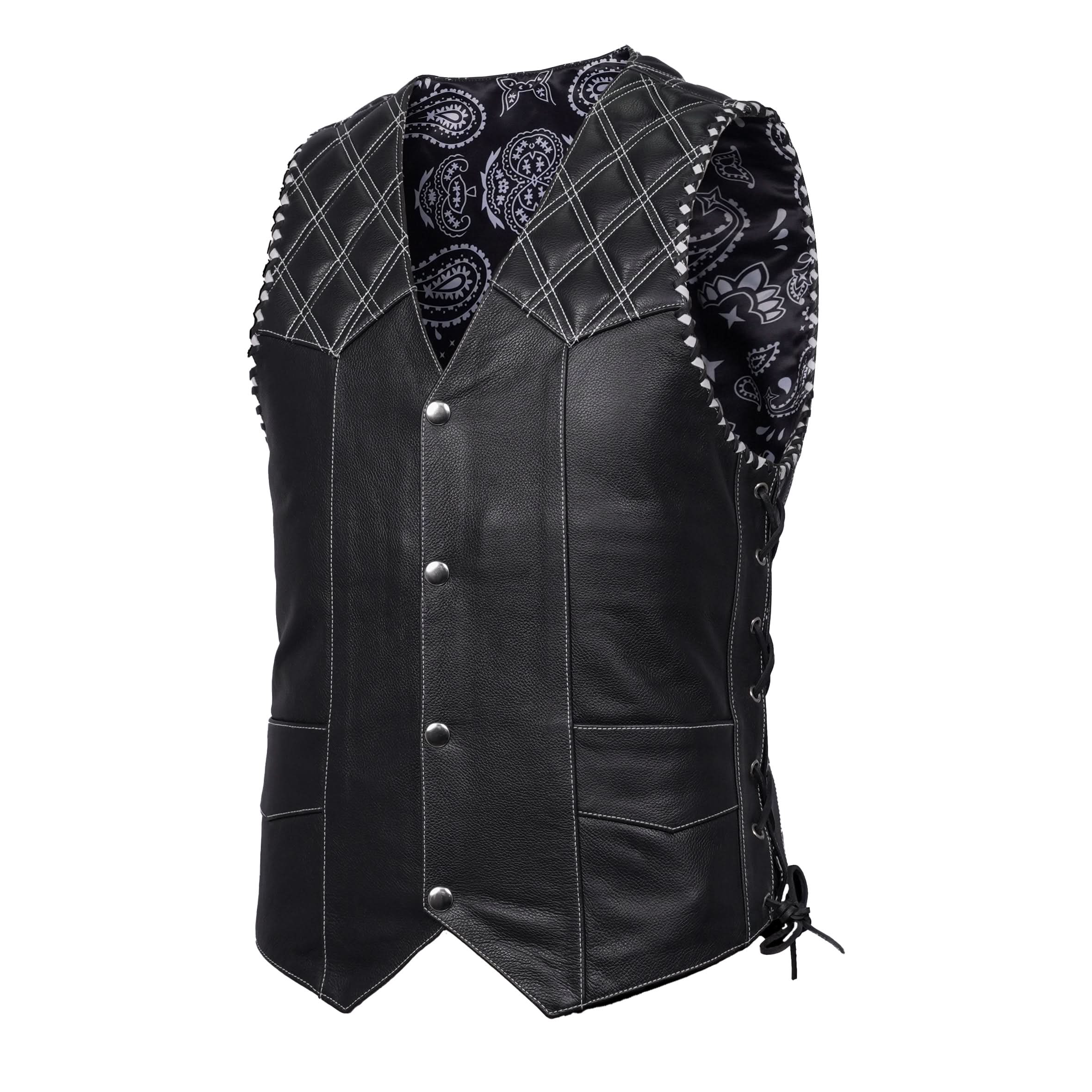 Velrik Men’s Leather Vest