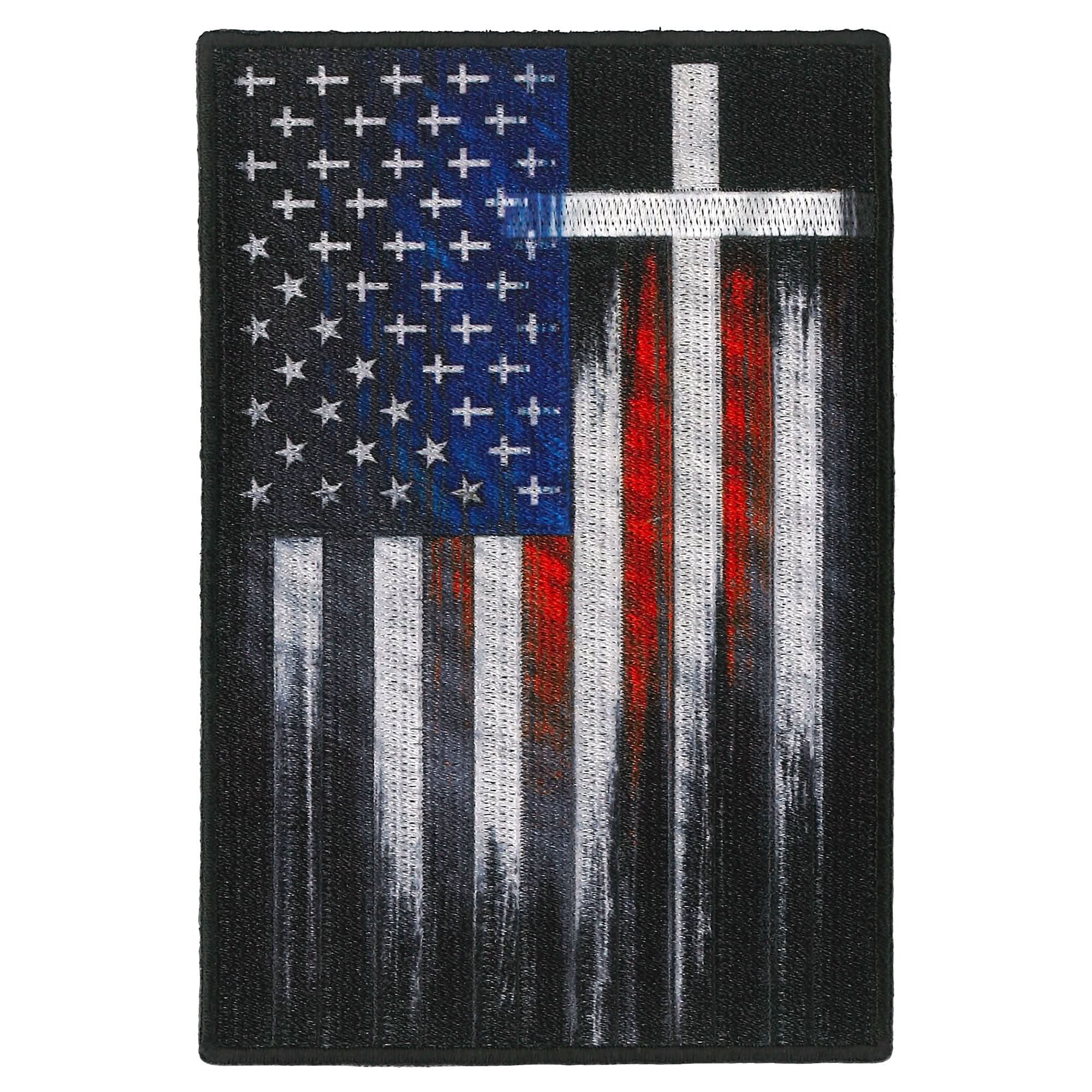 PATCH FLAG CROSSES 4.5"