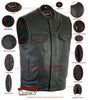 RC187 Upgraded Style Gun Pockets, Hidden 10" Gun Metal Zipper, Side Z