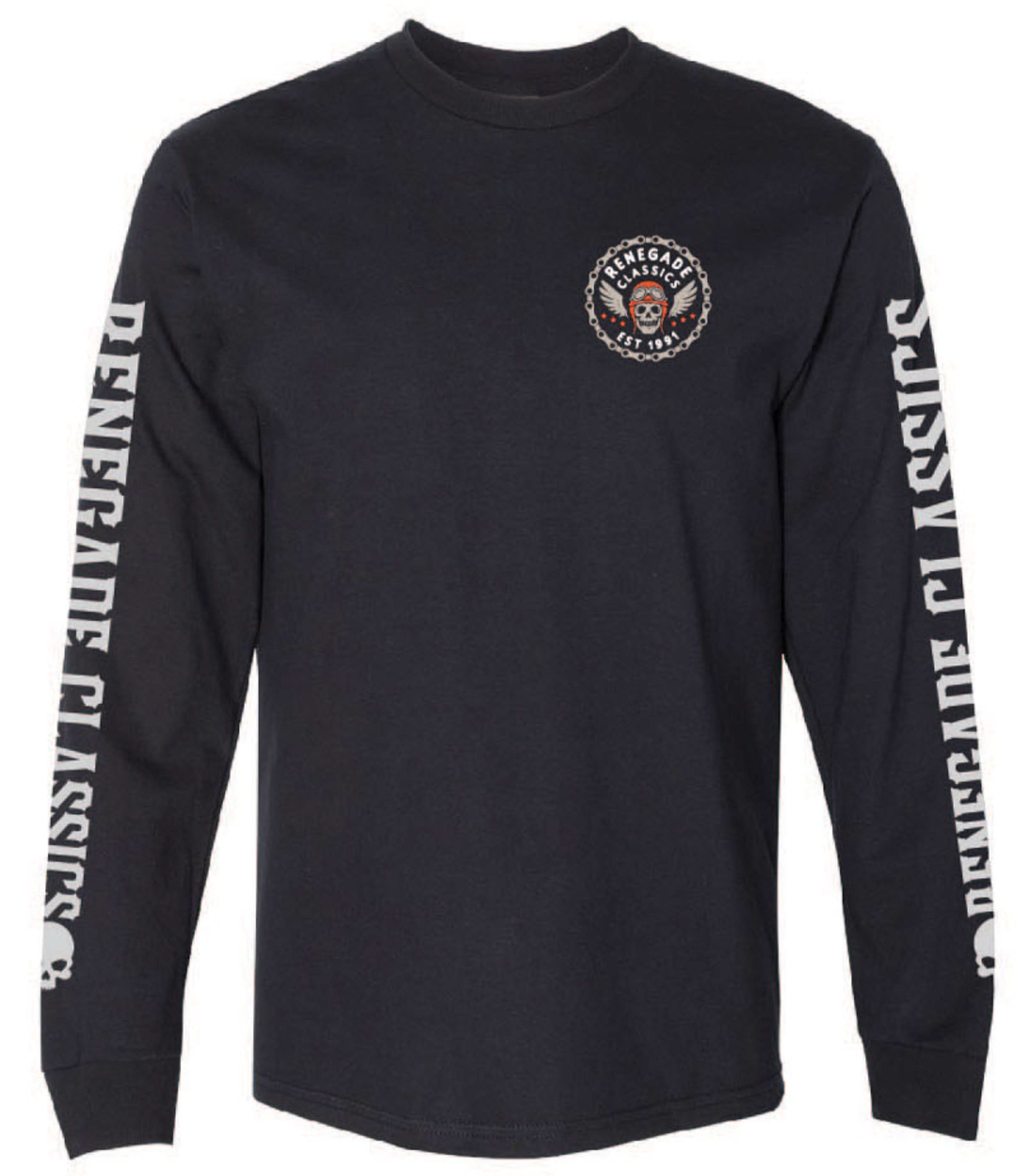RC Chain Skull Men's Long Sleeve Shirt Shirts & Tops Renegade Classics