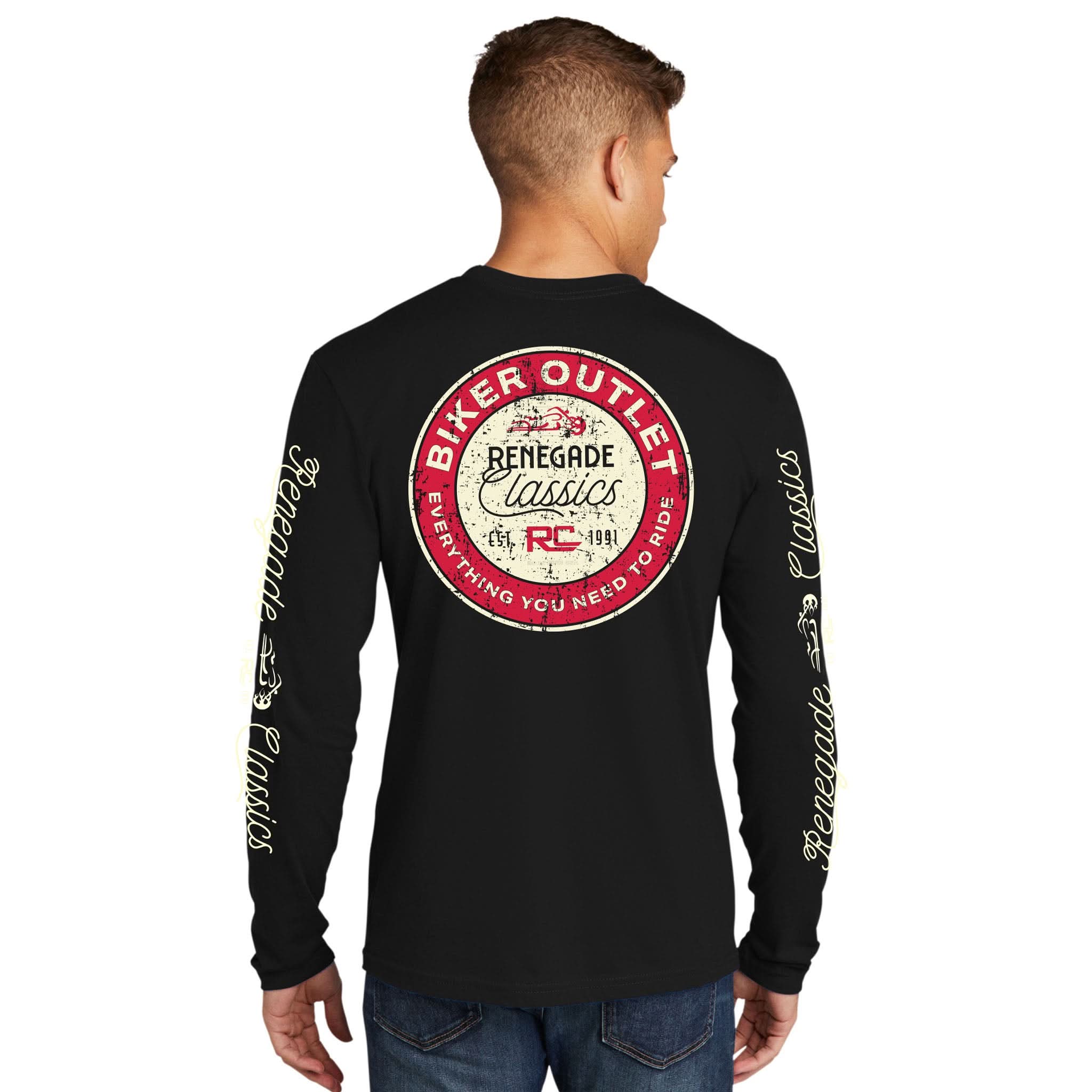 RC Retro Sign Men's Long Sleeve Shirt Shirts & Tops Renegade Classics