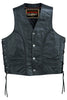 Rustler Leather Motorcycle Vest