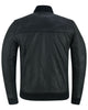 Stalwart Men's Fashion Leather Bomber Jacket