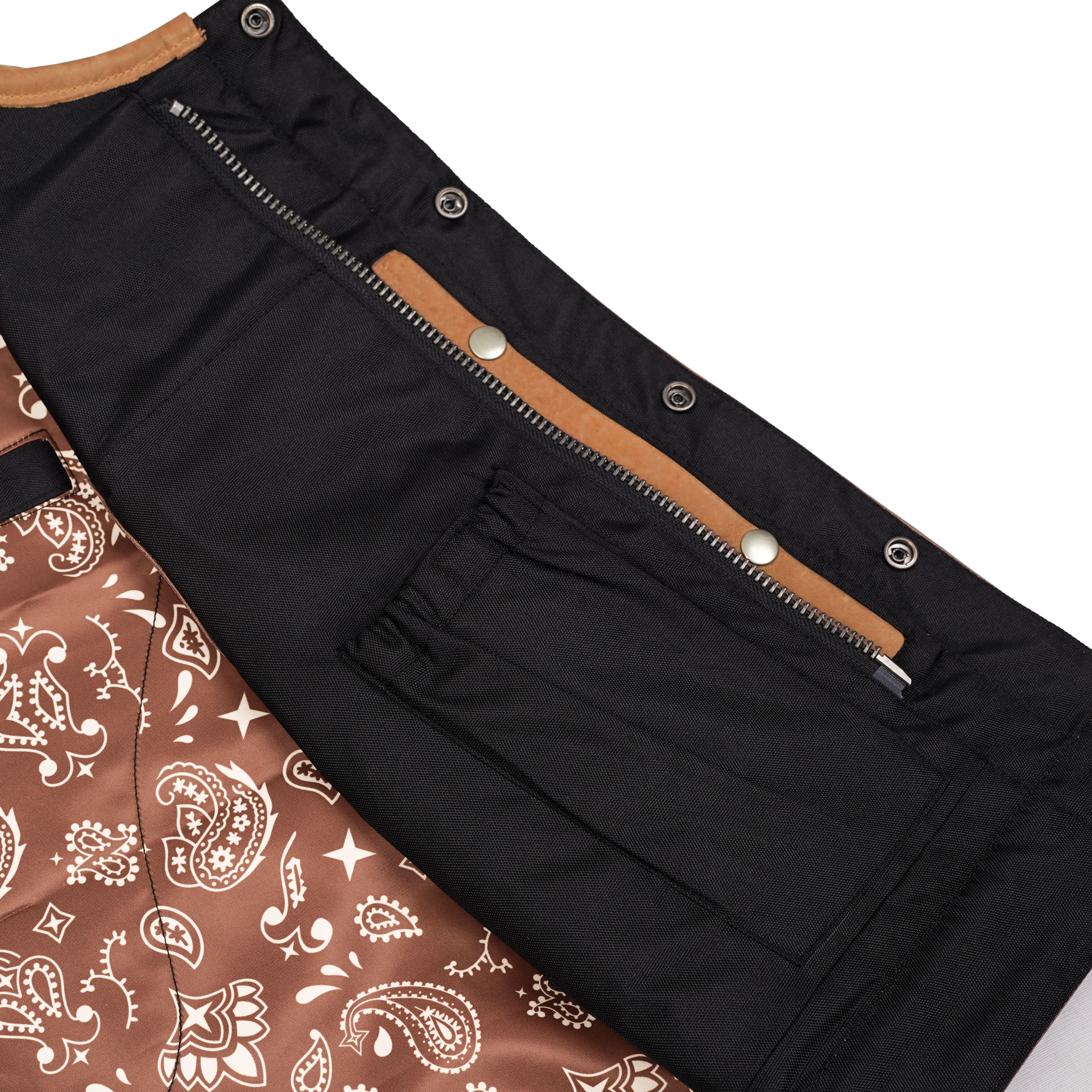 Rustic Rebel Men’s Brown Leather Vest