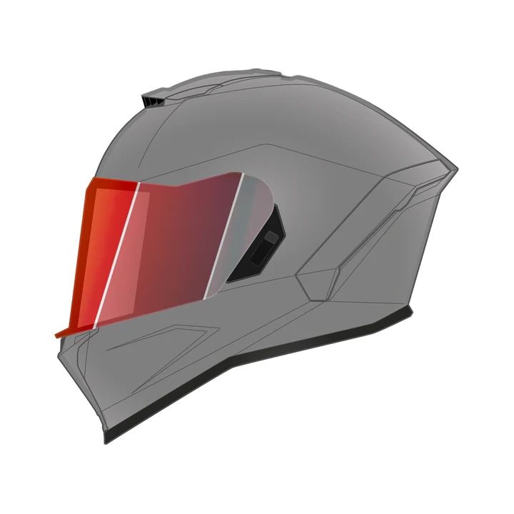 VIPER SHIELD OUTER (PINLOCK 120 READY)- PHOTOCHROMIC RED