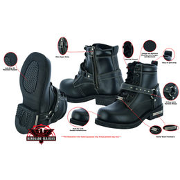 Velmah women's motorcycle boots