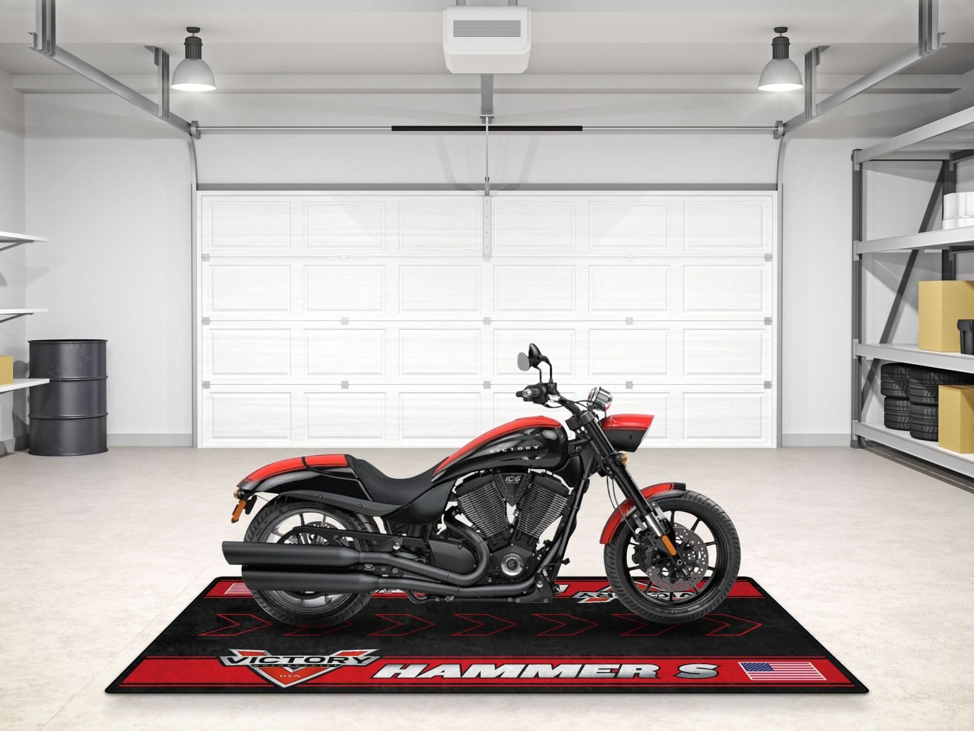 Designed Pit Mat for Victory Hummer S Motorcycle - MM7311