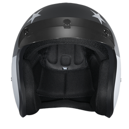 DOT Approved Daytona Cruiser Open Face Motorcycle Helmet - Men, Women & Youth - With Visor & Graphics - W/ Captain America Stealth