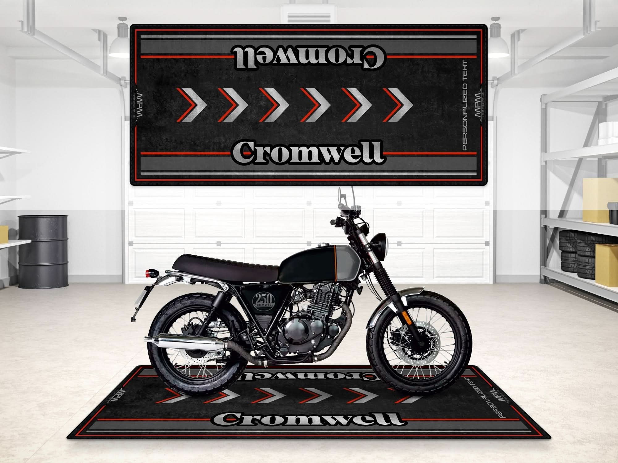 Designed Pit Mat for Brixton Cromwell Motorcycle - MM746