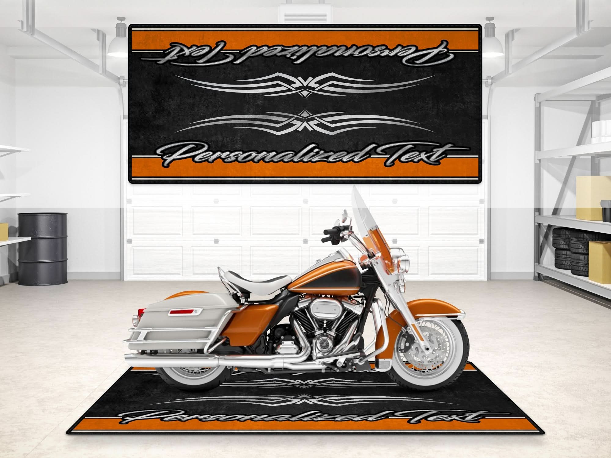 Motorcycle Mat for Touring Motorcycle "The Queen of the Highway" - MM7299
