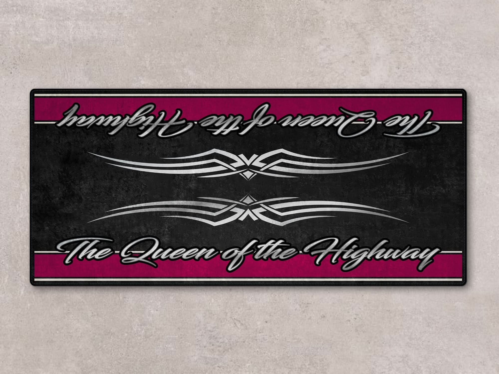 Motorcycle Mat for Touring Motorcycle "The Queen of the Highway" - MM7299