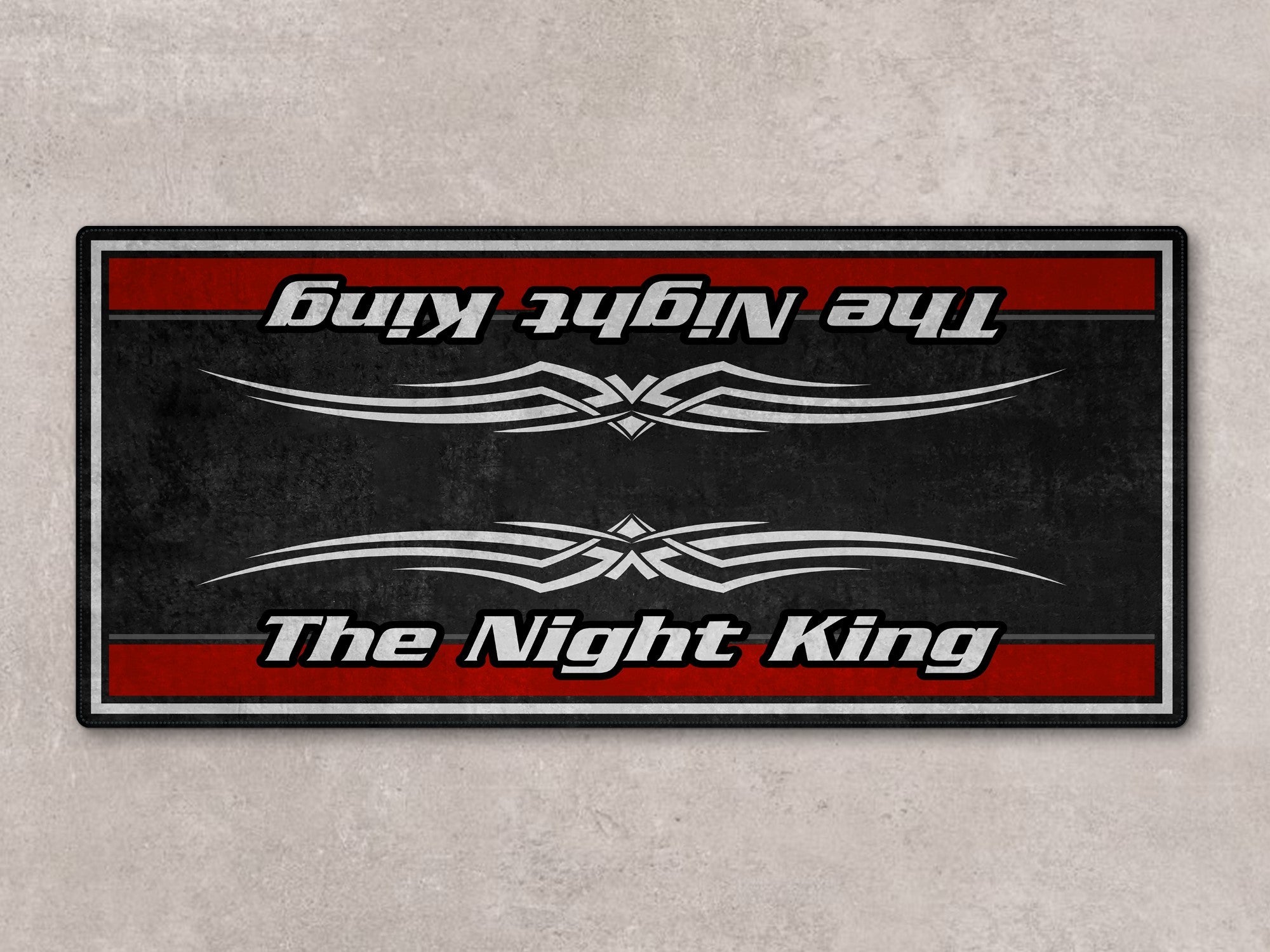 Motorcycle Mat for Cruiser Motorcycle "The Night King" - MM73
