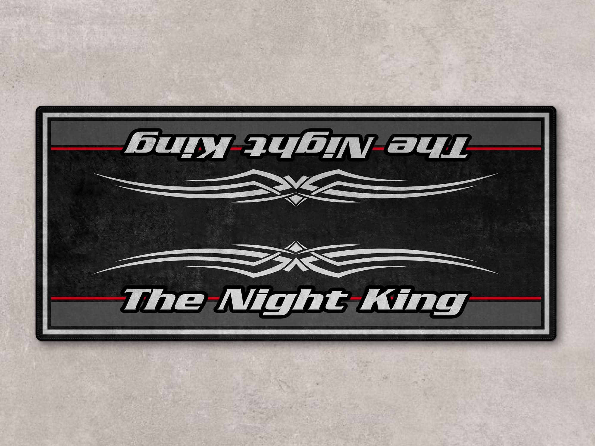 Motorcycle Mat for Cruiser Motorcycle "The Night King" - MM73