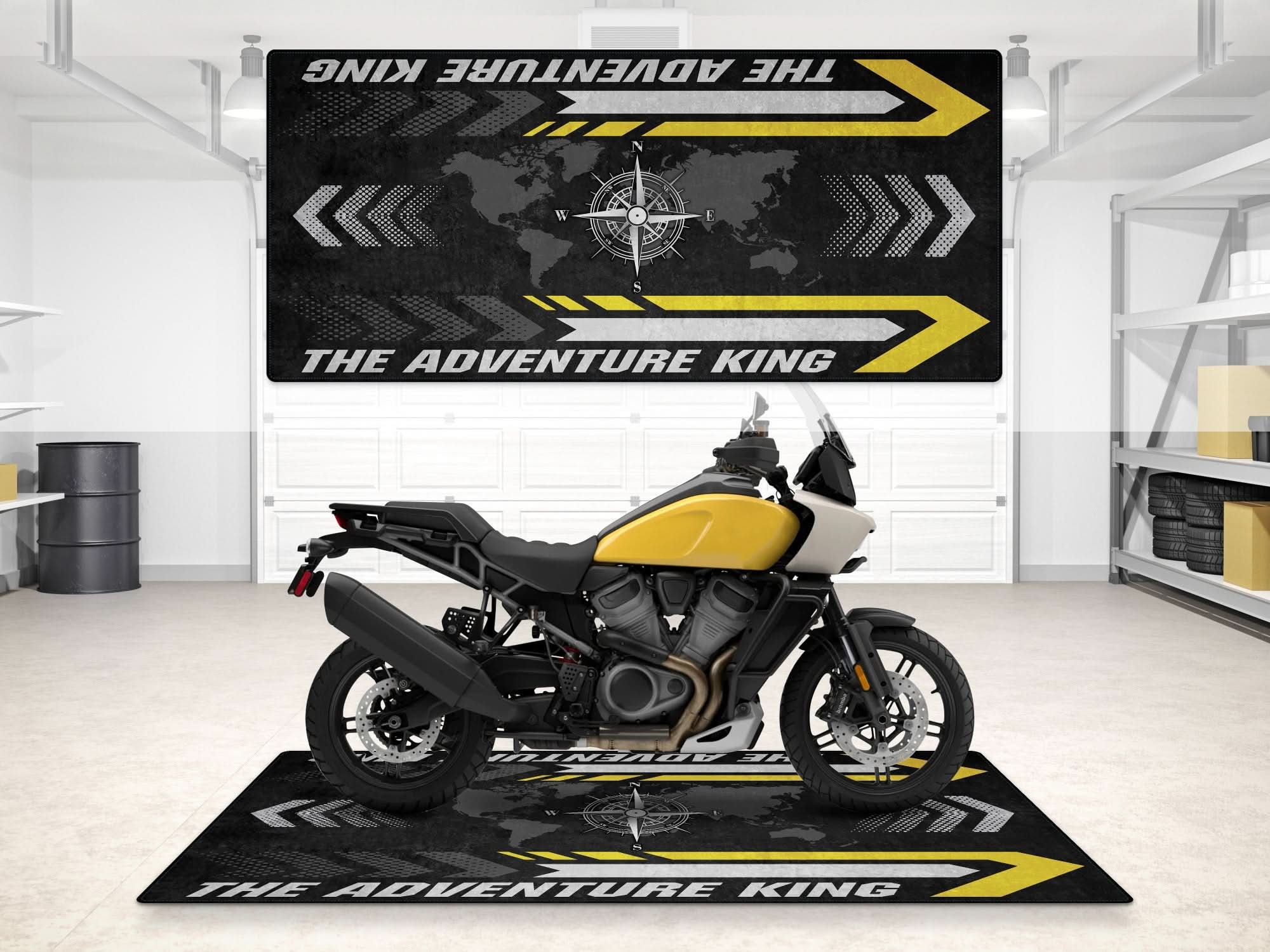 Motorcycle Mat for Adventure Motorcycle "The Adventure King" - MM7341