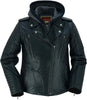 RC877 Women's M/C Jacket with Rub-Off Finish