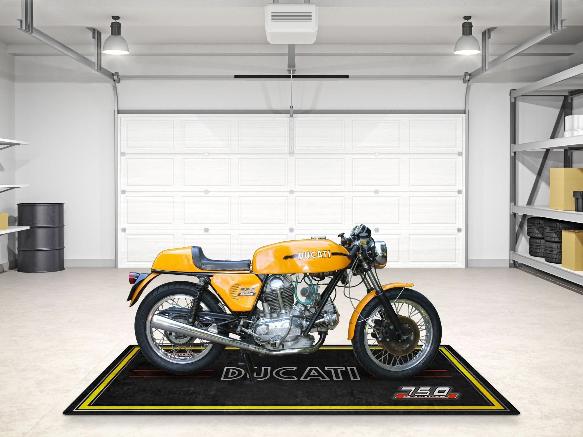 Designed Pit Mat for Ducati Classic 75 Sport Motorcycle - MM7223