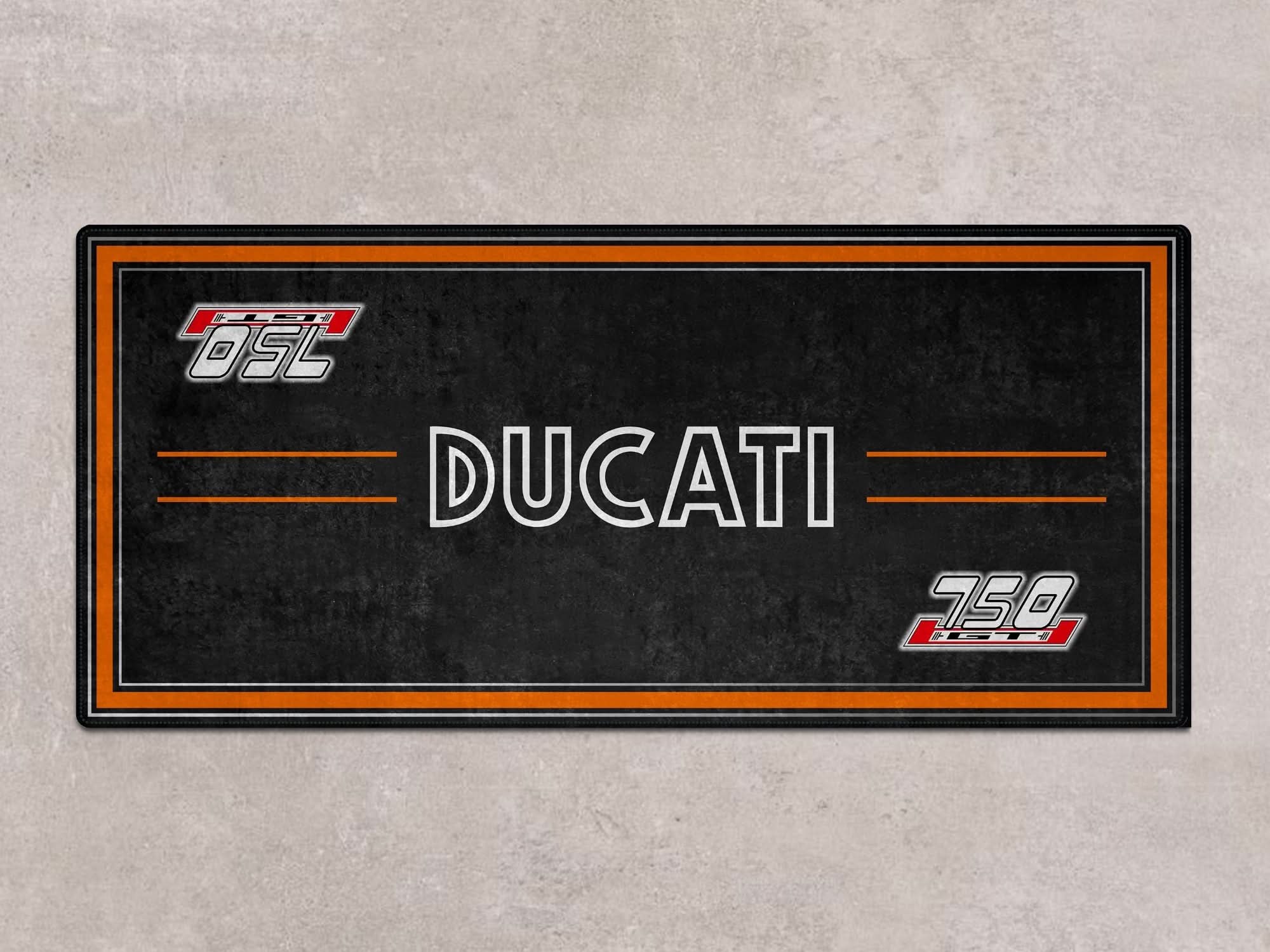 Designed Pit Mat for Ducati 75 GT 1973 Motorcycle - MM723