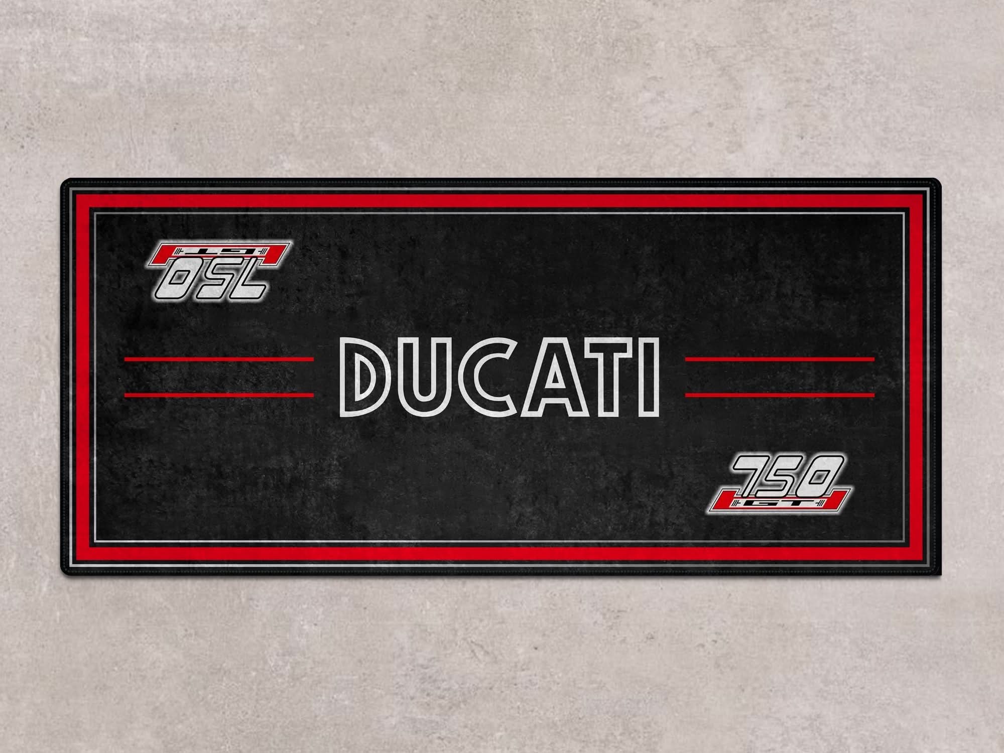 Designed Pit Mat for Ducati 75 GT 1973 Motorcycle - MM723