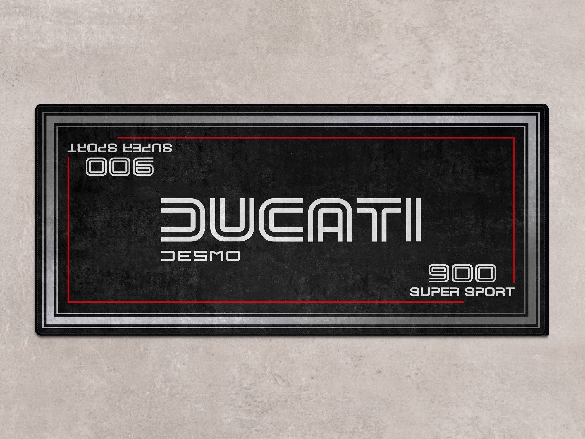 Designed Pit Mat for Ducati 9 SS Super Sport Motorcycle - MM722