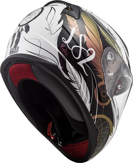 Rapid II Dreamcatcher Full Face Motorcycle Helmet Chameleon/White Helmets LS2 Helmets