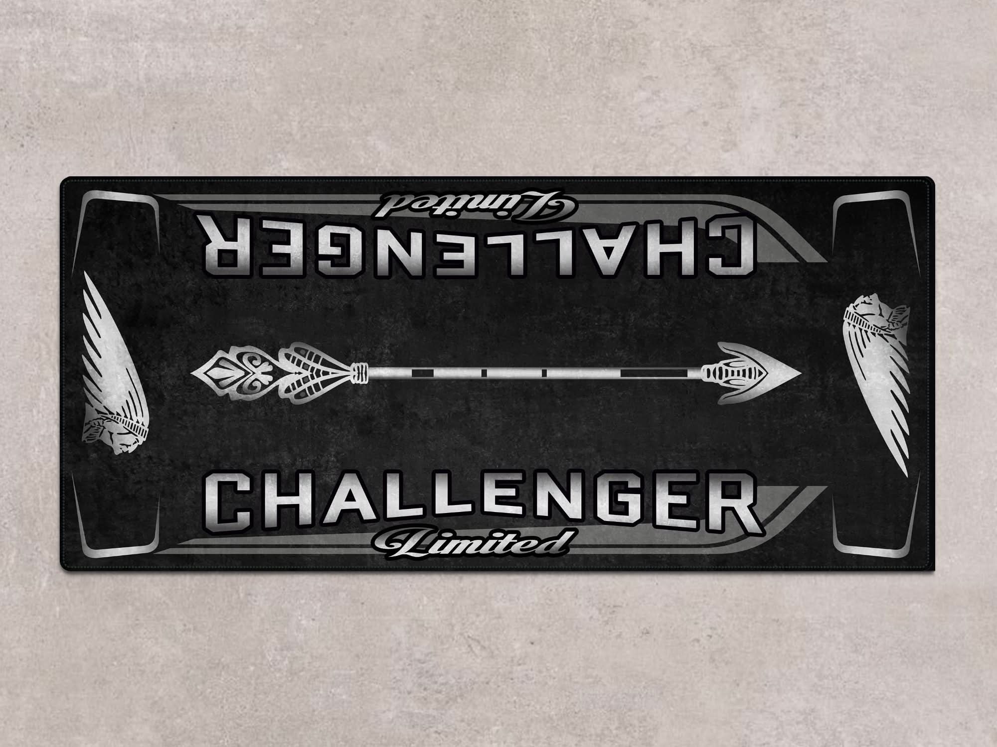 Designed Pit Mat for Indian Challenger Limited Motorcycle - MM7333