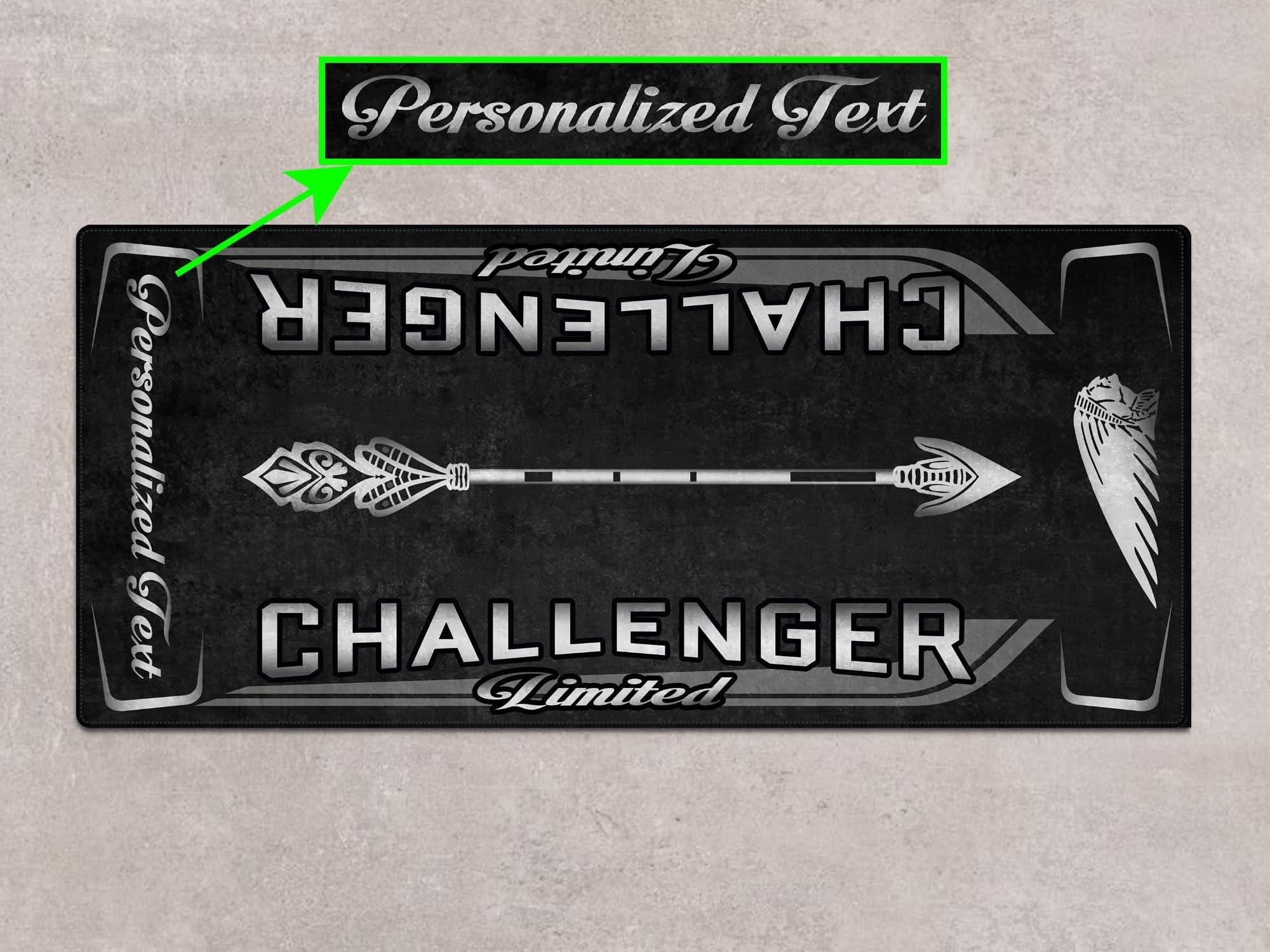 Designed Pit Mat for Indian Challenger Limited Motorcycle - MM7333