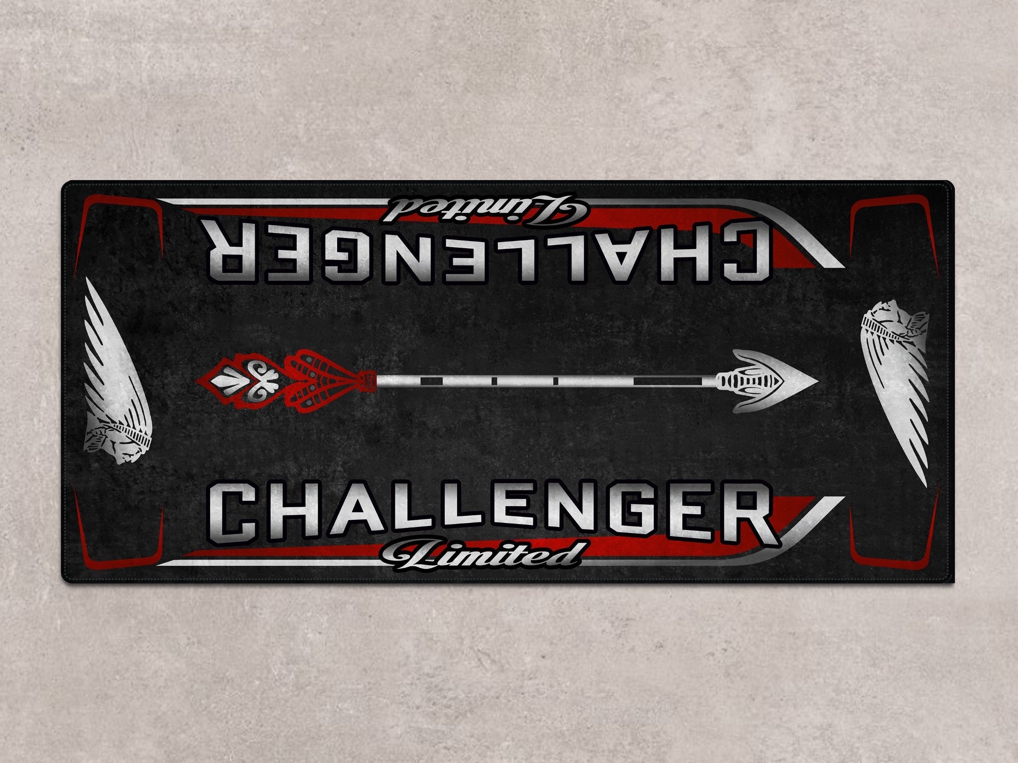 Designed Pit Mat for Indian Challenger Limited Motorcycle - MM7333
