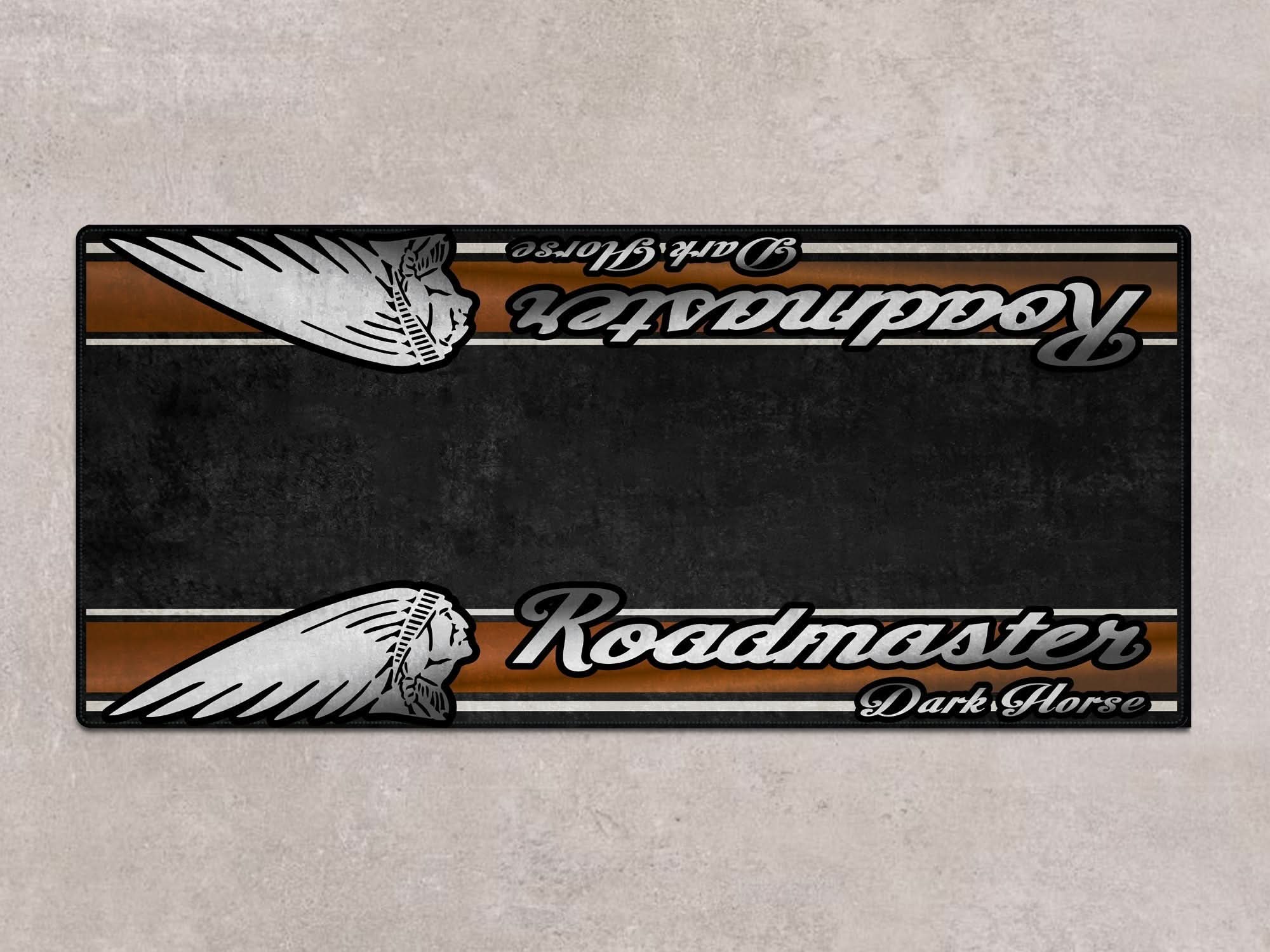 Designed Pit Mat for Indian Roadmaster Dark Horse Motorcycle - MM7337