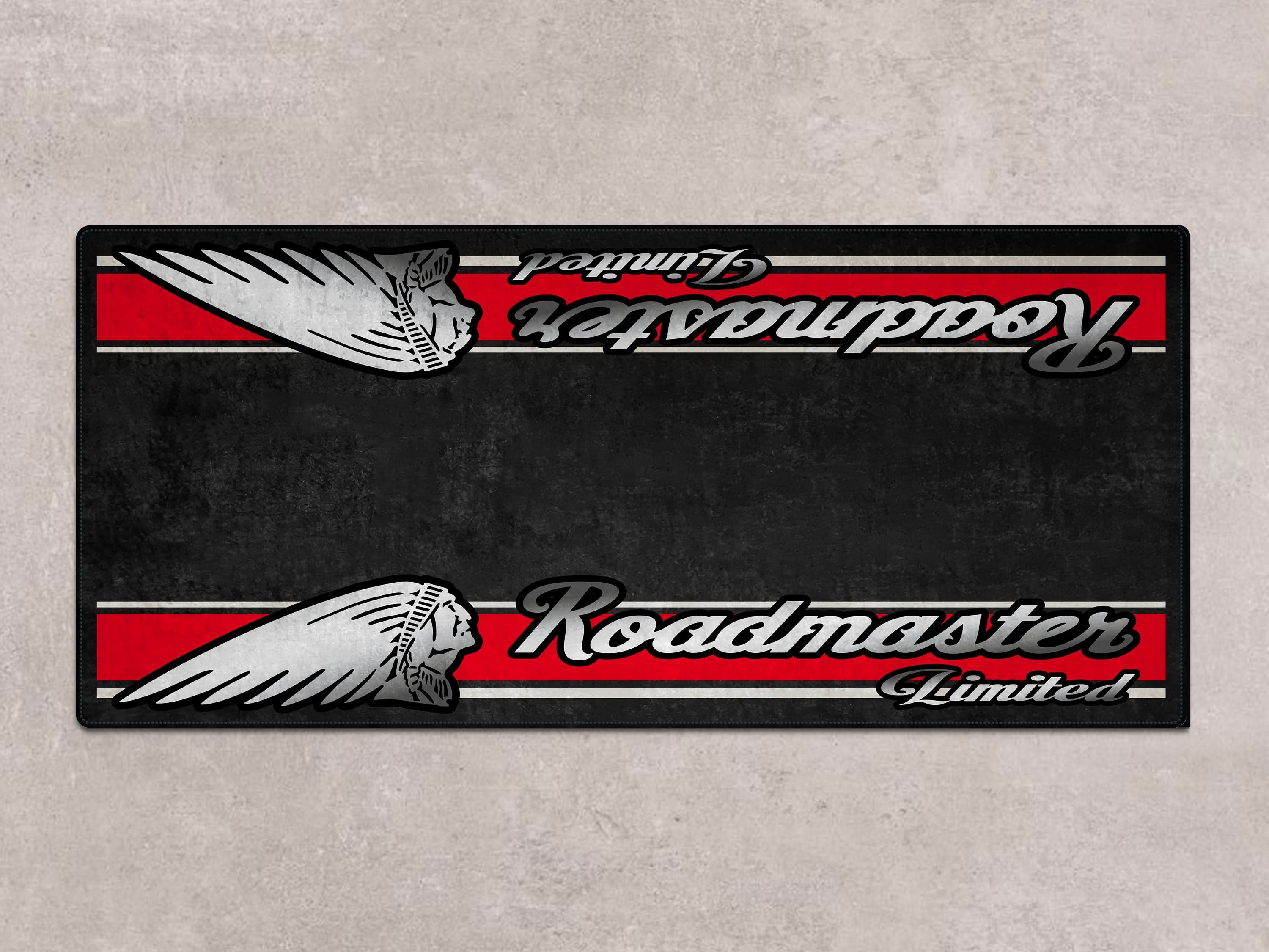 Designed Pit Mat for Indian Roadmaster Limited Motorcycle - MM7336