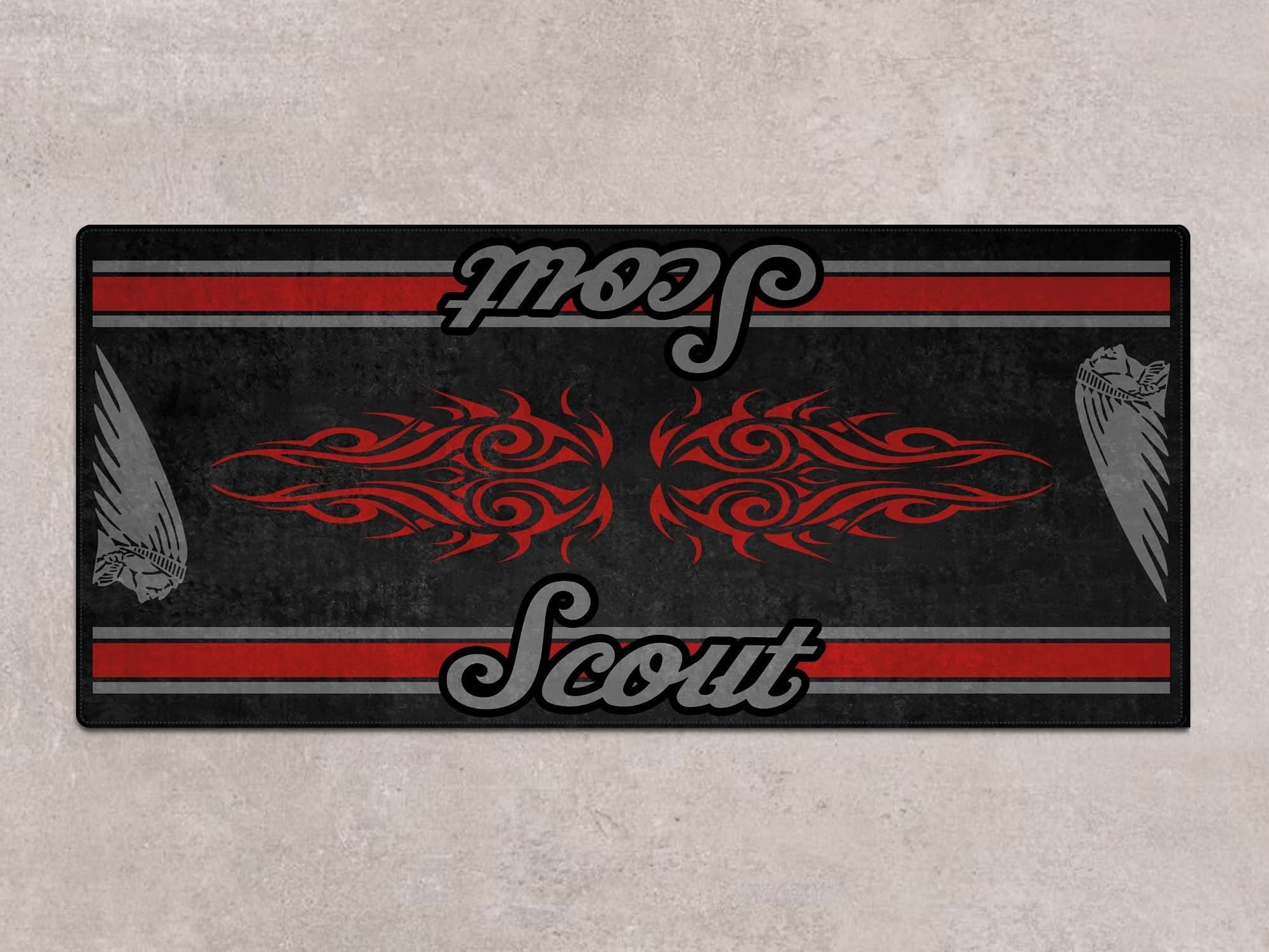 Designed Pit Mat for Indian Scout Bobber Sixty Motorcycle - MM732