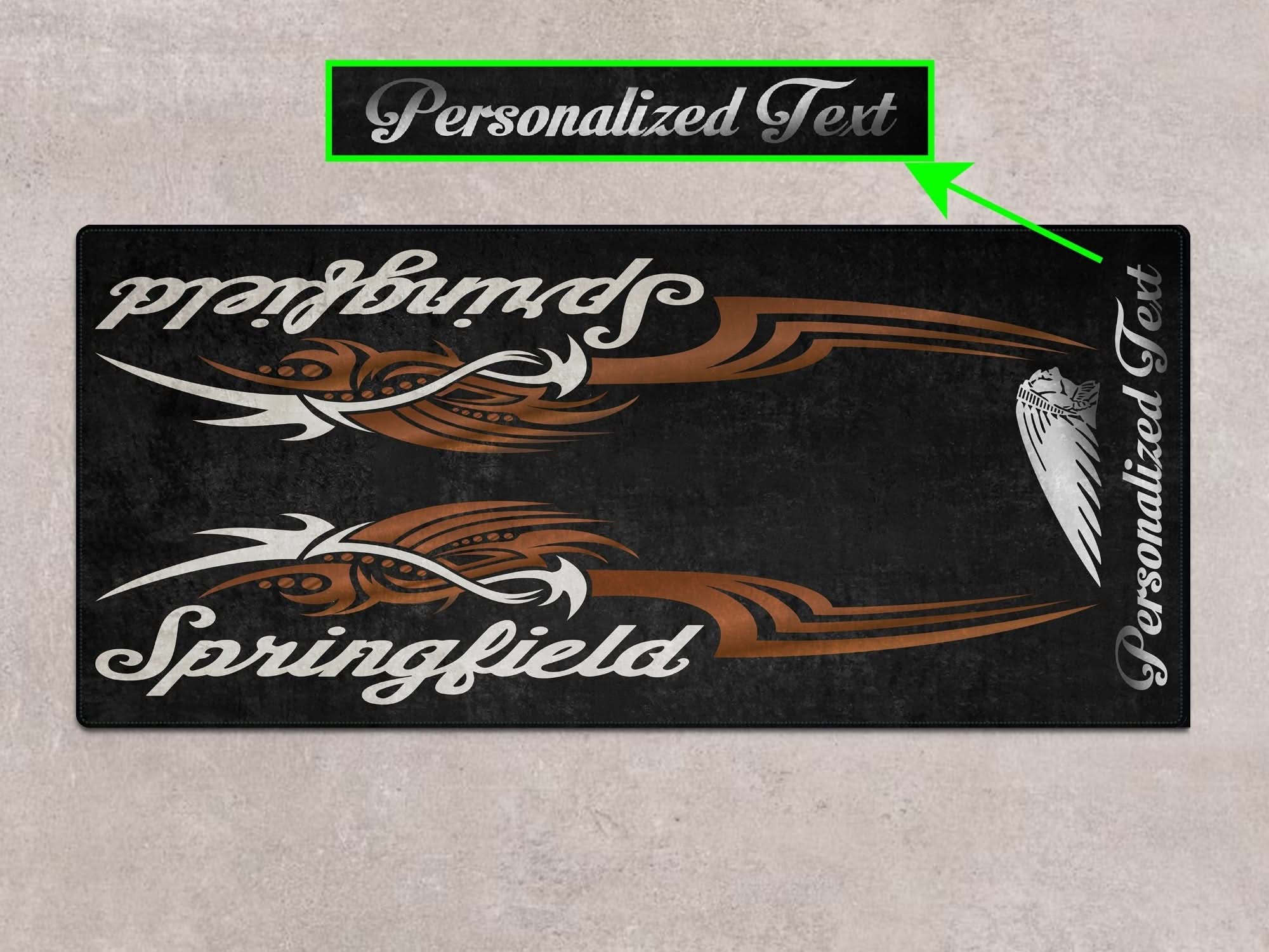 Designed Pit Mat for Indian Springfield Motorcycle - MM7326
