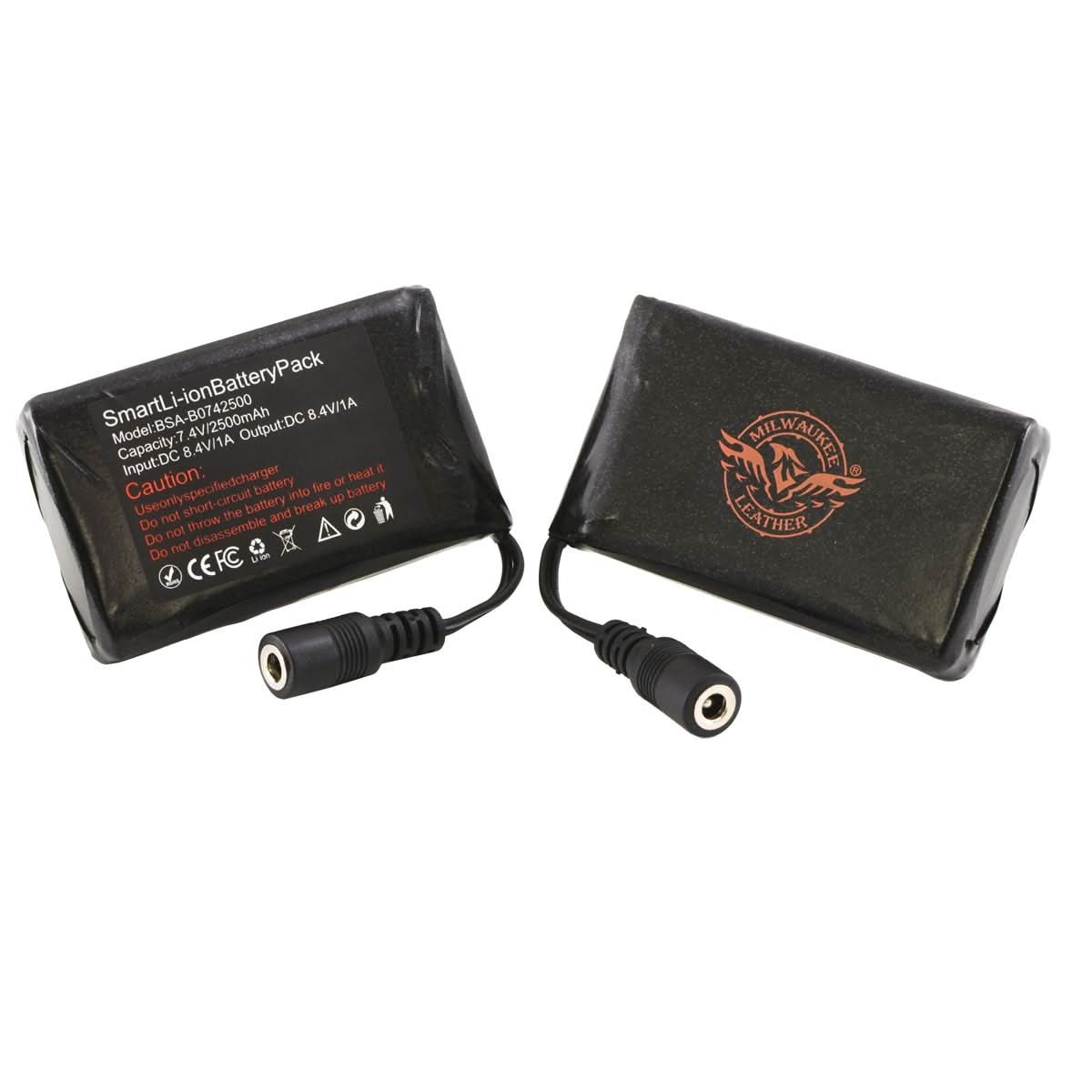 Milwaukee Leather Universal Twin Battery Pack for 'Heated' Gloves