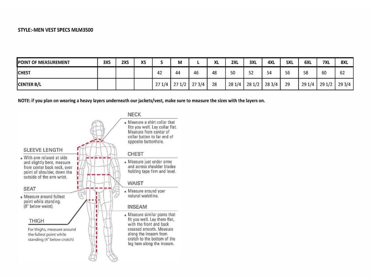 Milwaukee Leather MLM3500 Men's Swat Style Rider Leather Vest w/ Single Panel Back for Club Patches