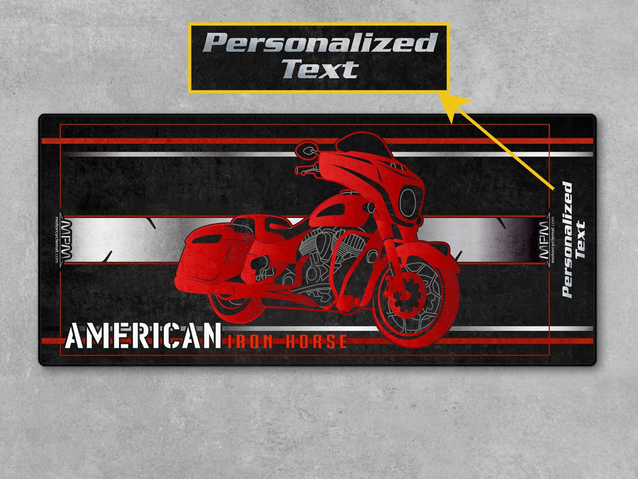 Motorcycle Mat for Indian Chieftain Motorcycle - U32