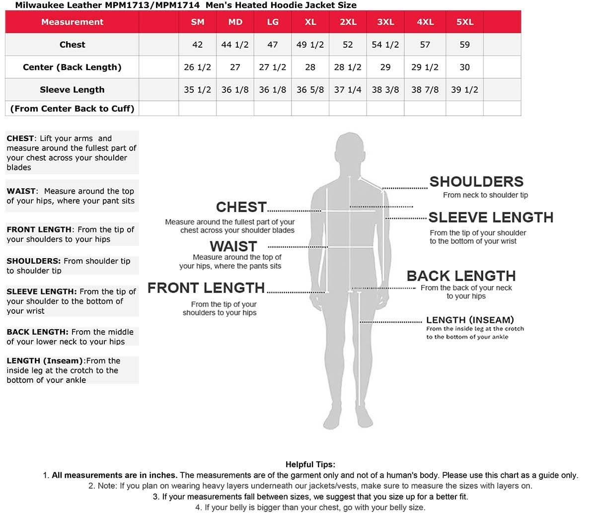 NexGen Heat MPM1713SET Men's Fiery Black Heated Sweatshirt Jacket Hoodie for Winter w/Battery Pack