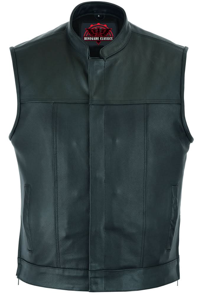 Cross Ride Men's  Motorcycle Vest - Black
