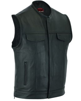 Titan Shade Eclipse Black biker Vest
