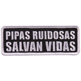 Hot Leathers Tuberias Loup Salvar 4"x2" Patch