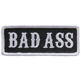 Hot Leathers Patch Bad Ass