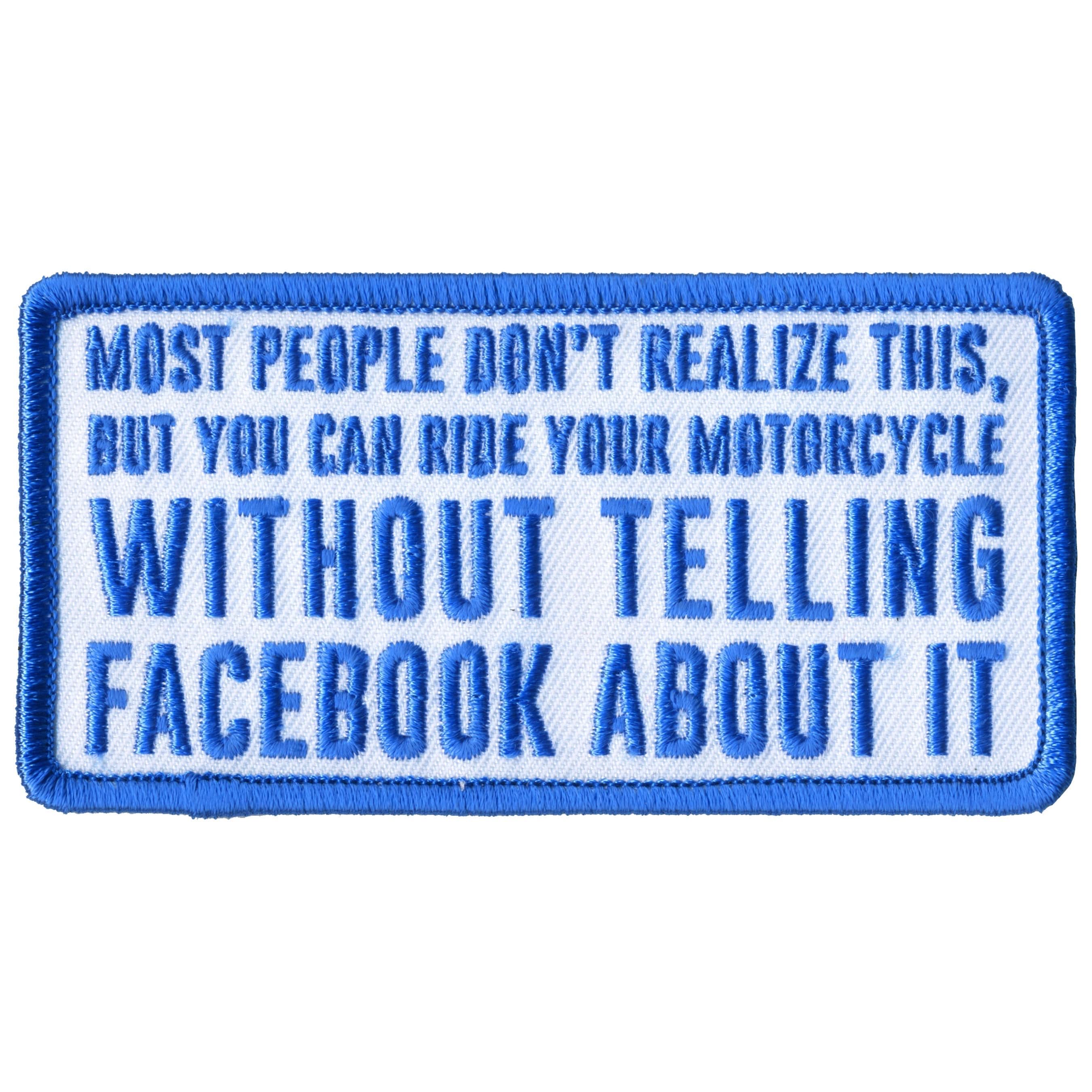 Hot Leathers Without Telling Facebook Patch