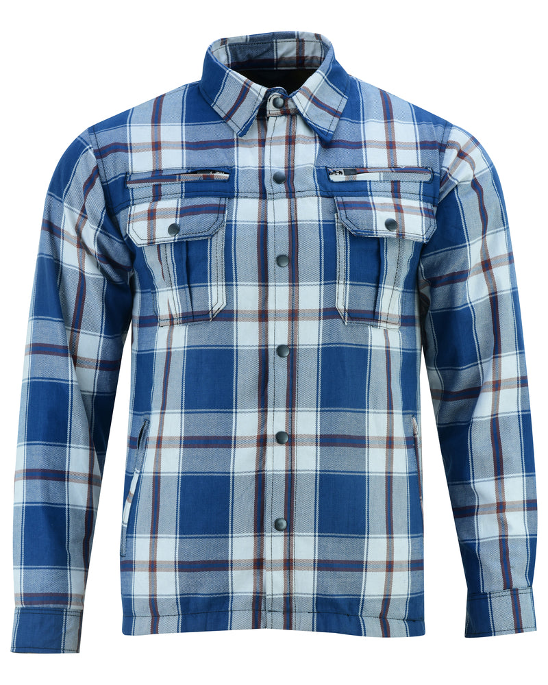 Lumberjack - Blue, White & Maroon