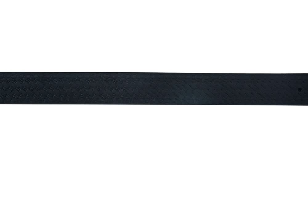 BLT Timeless Black Basket Weave Pattern Leather Belt Biker Accessories Renegade Classics