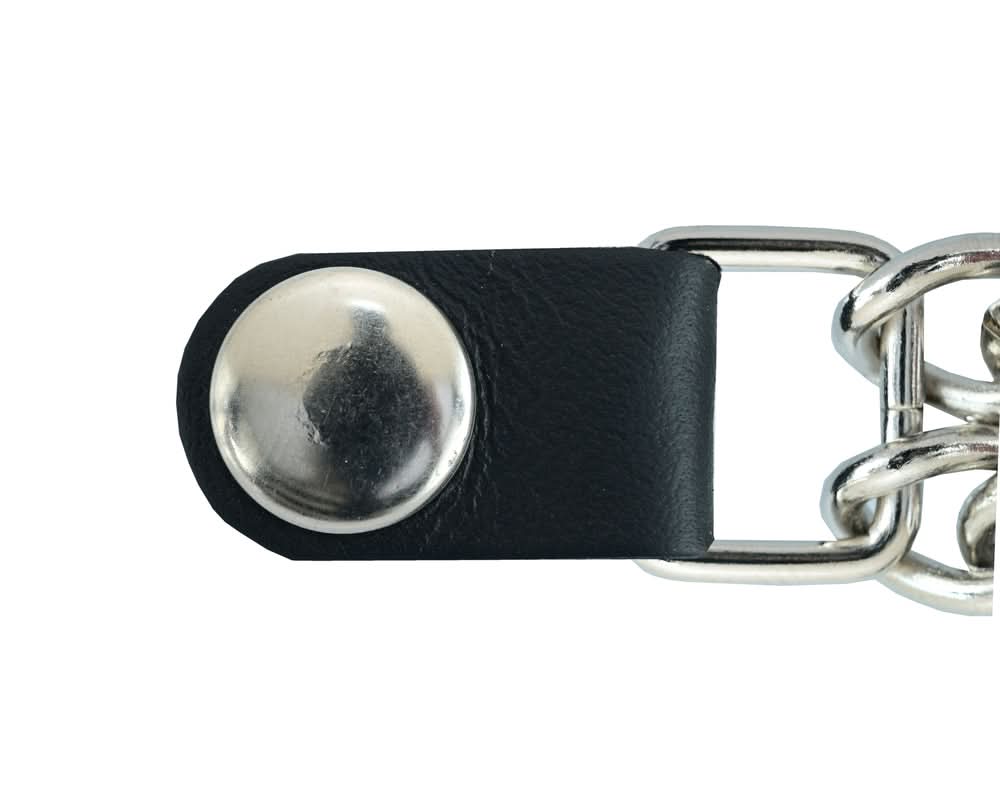 PKV100S Vest Extender - Plain Silver Snap Vest Extenders Renegade Classics